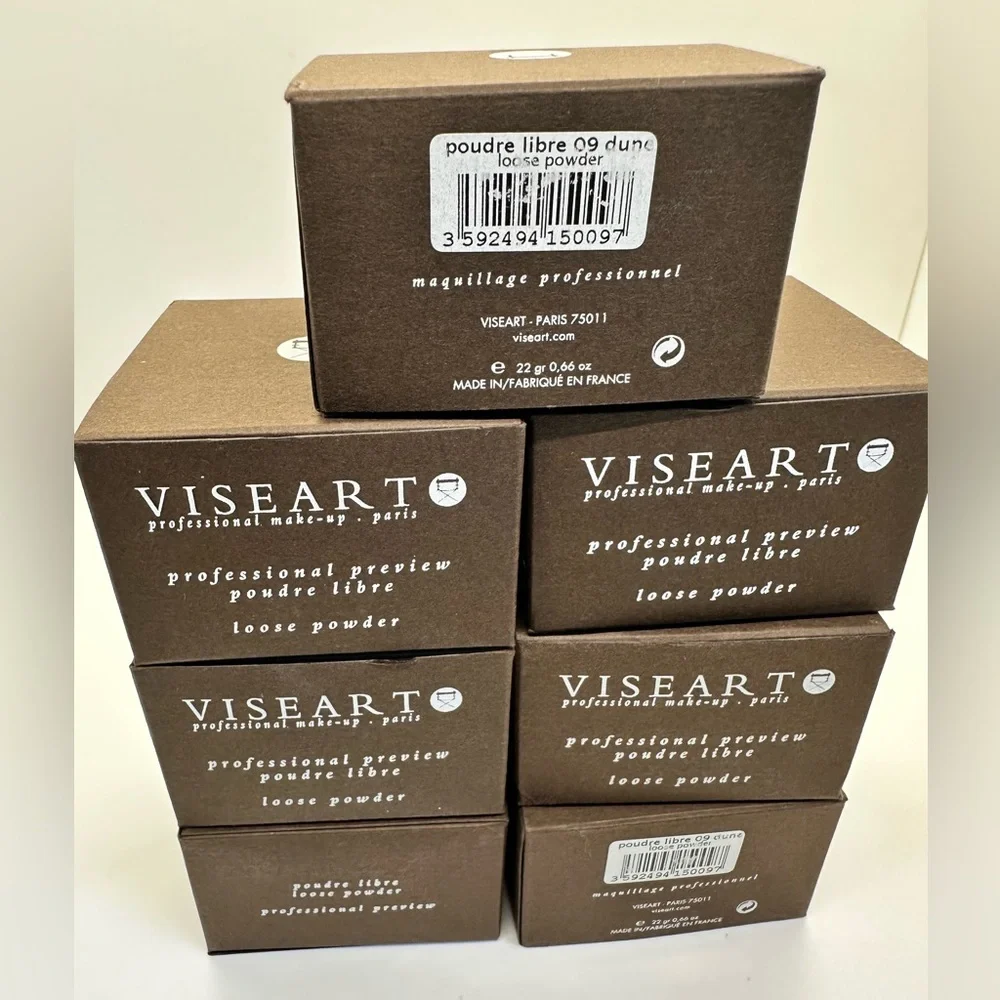 ⭐️⭐️⭐️ VISEART - 09 Dune -‎ Professional Loose Setting Powder - Sealed 22 gr⭐️⭐️